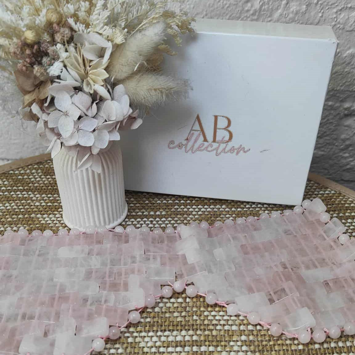 The Heart Repose – Rose Quartz Eye Mask